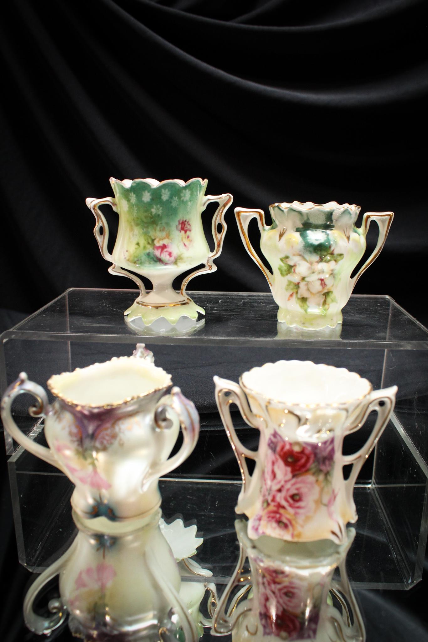 4 pc. Lot RS Prussia Porcelain Toothpick Holders (1 of 12)