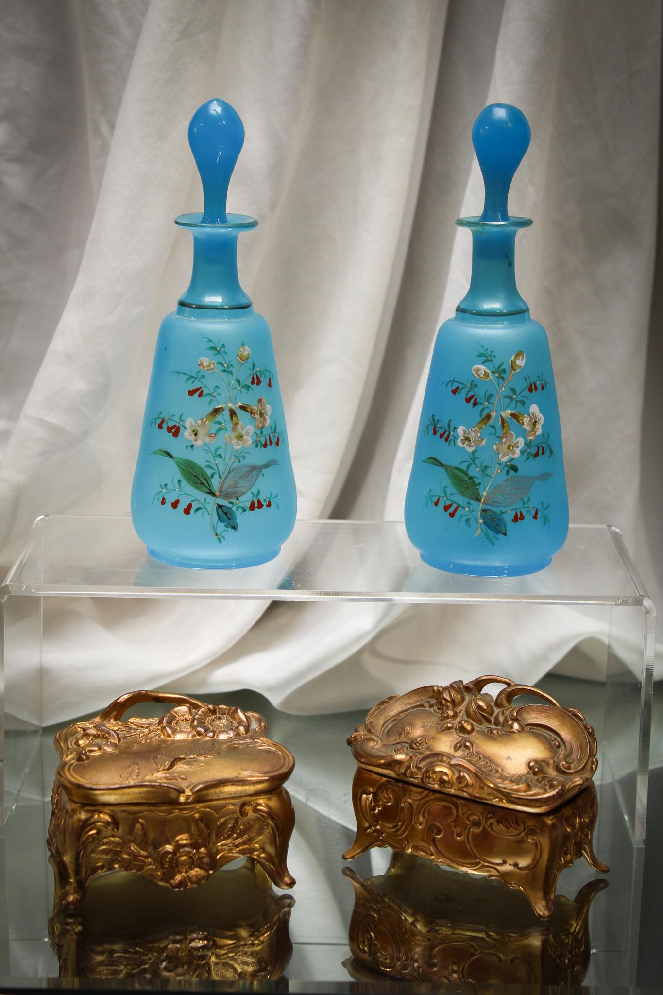 4 pc. Lot Victorian Perfumes & Jennings Jewelry caskets (1 of 12)