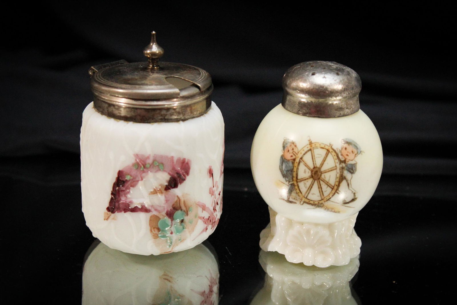 2 pc. Lot Mt. Washington Mustard & Palmer Cox Brownie Shaker (1 of 6)