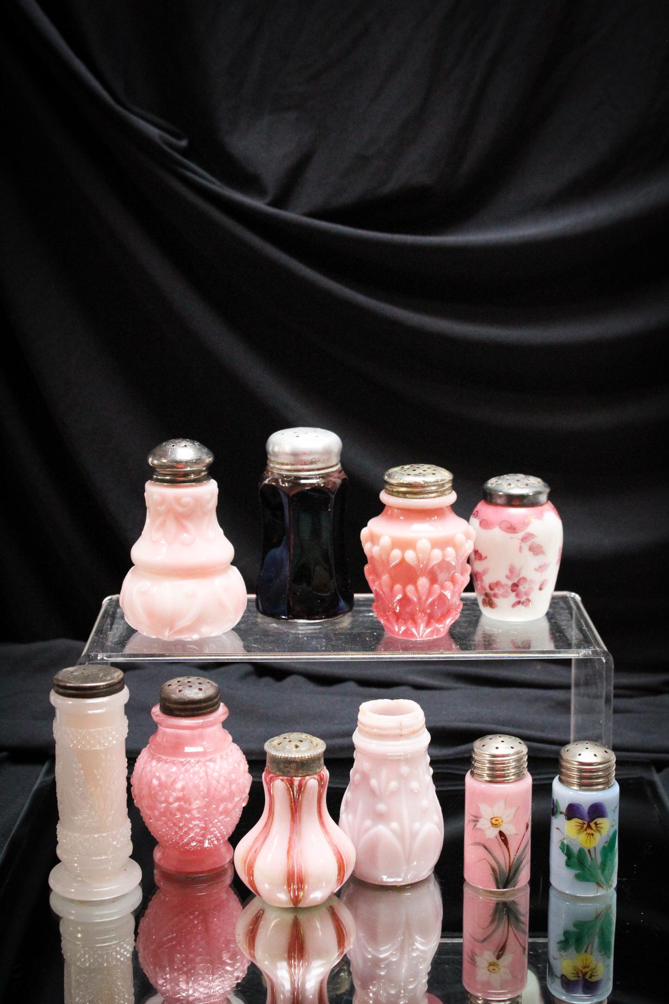 10 pc. Lot Victorian Glass Salt Shakers (1 of 3)