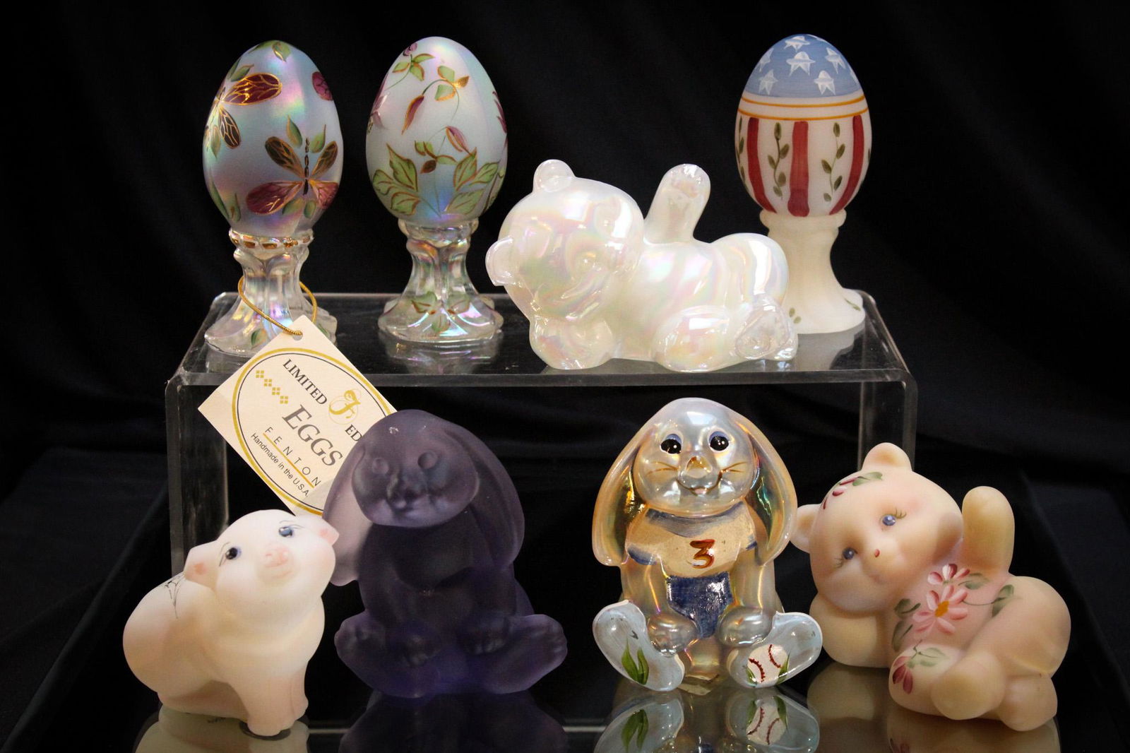 Mega Magnum Auctions 8 pc Fenton Art Glass Lot (1 of 7)