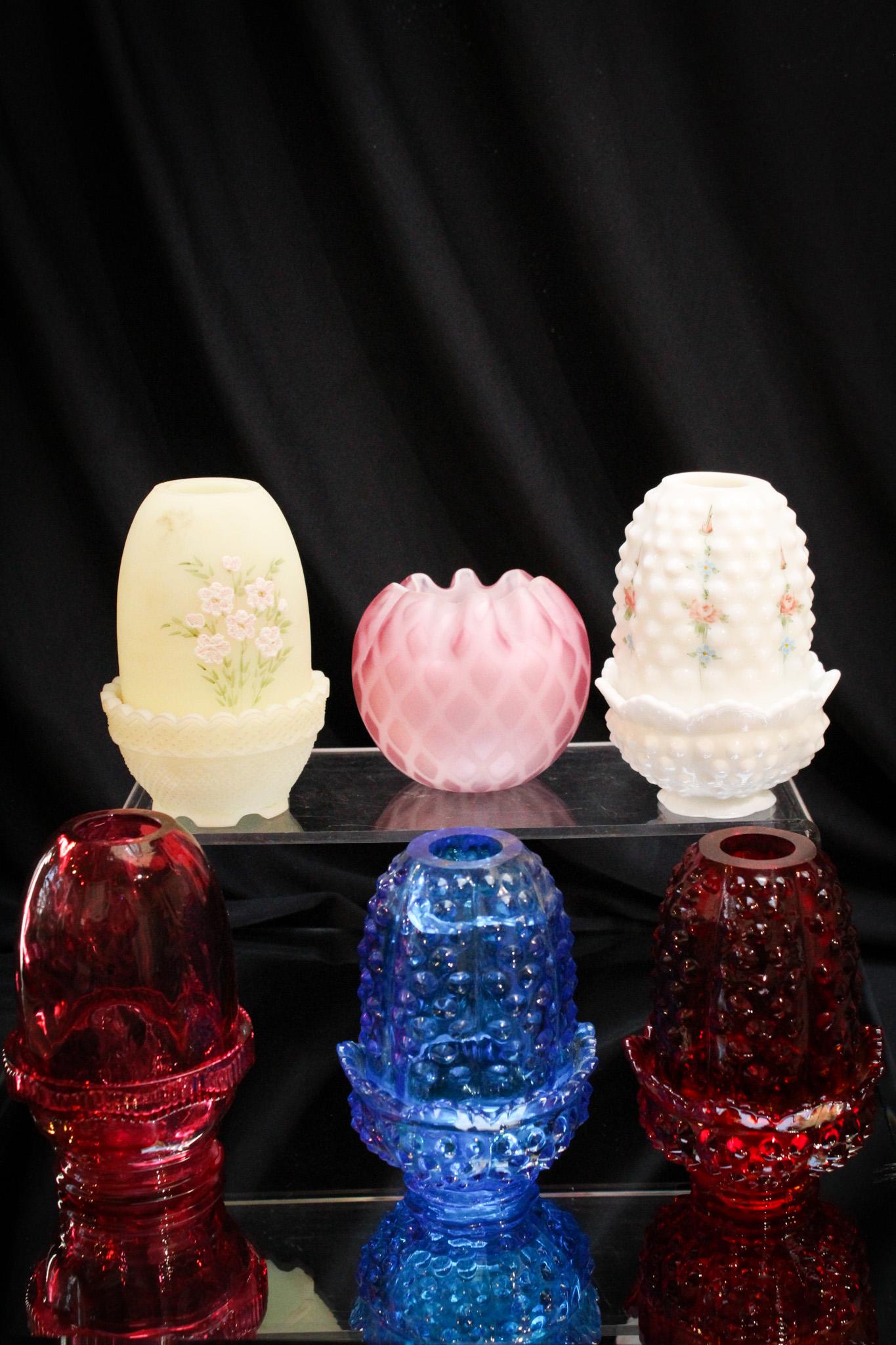 6 pc Lot Fenton and More Art Glass (1 of 9)