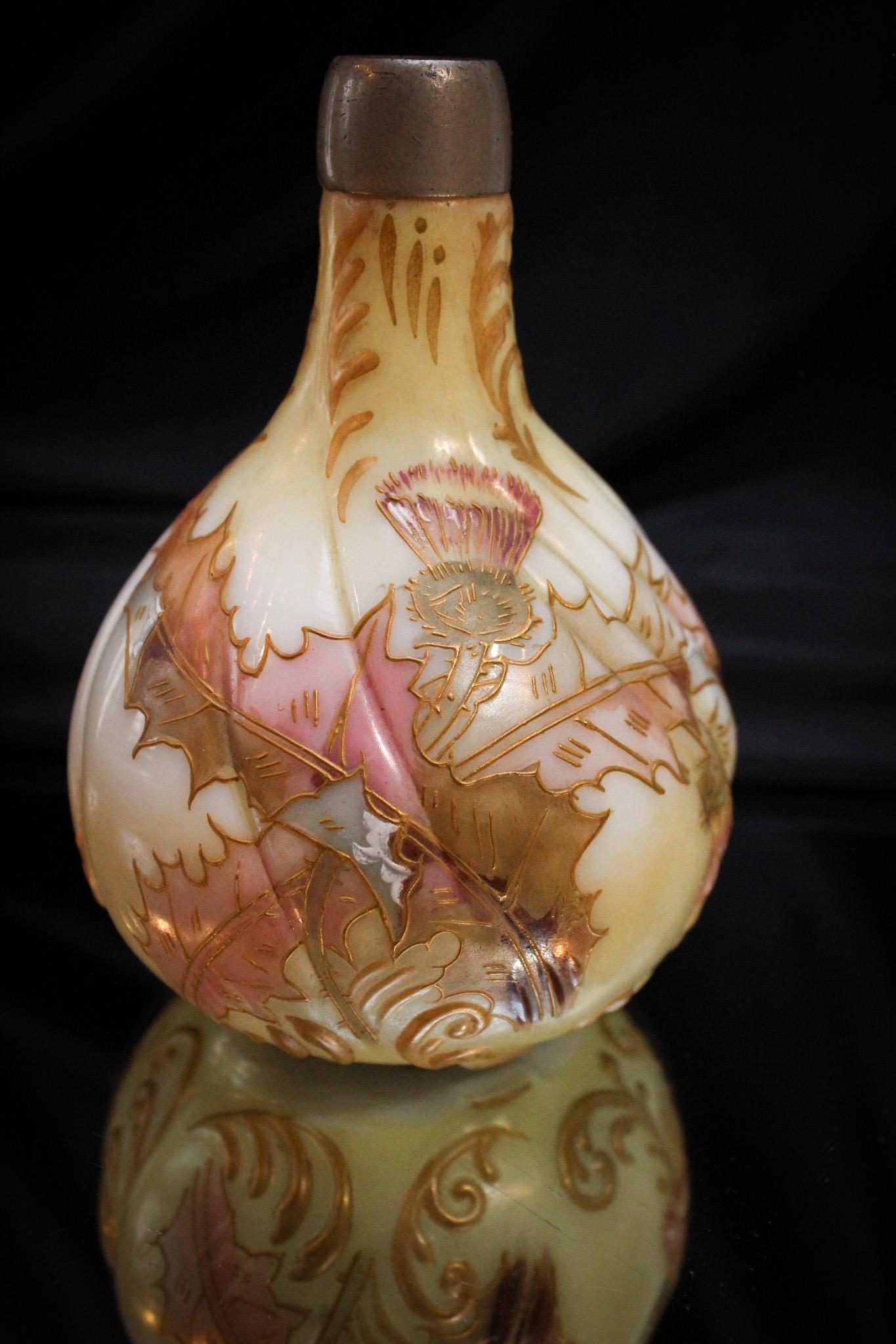 Crown Pairpoint Victorian Thistle Atomizer Perfume (1 of 5)