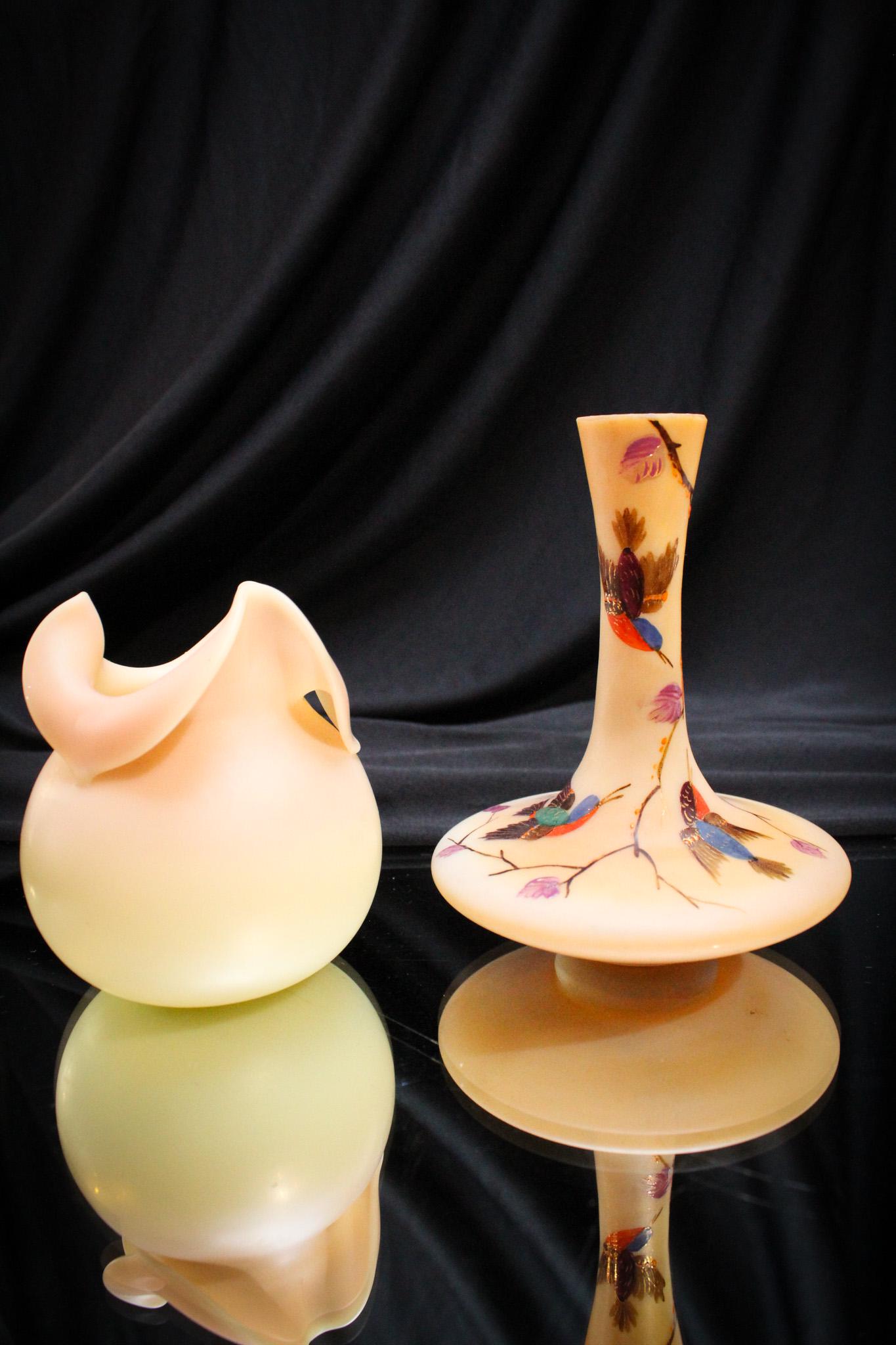 2 pc Lot Victorian Glass Mt. Washington and More (1 of 9)