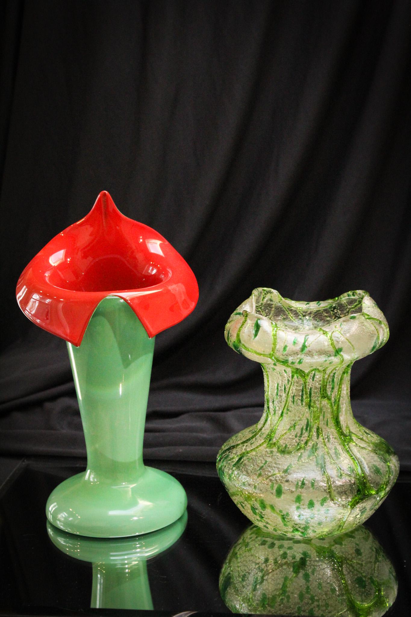 2 pc Lot Austrian Art Glass (1 of 8)