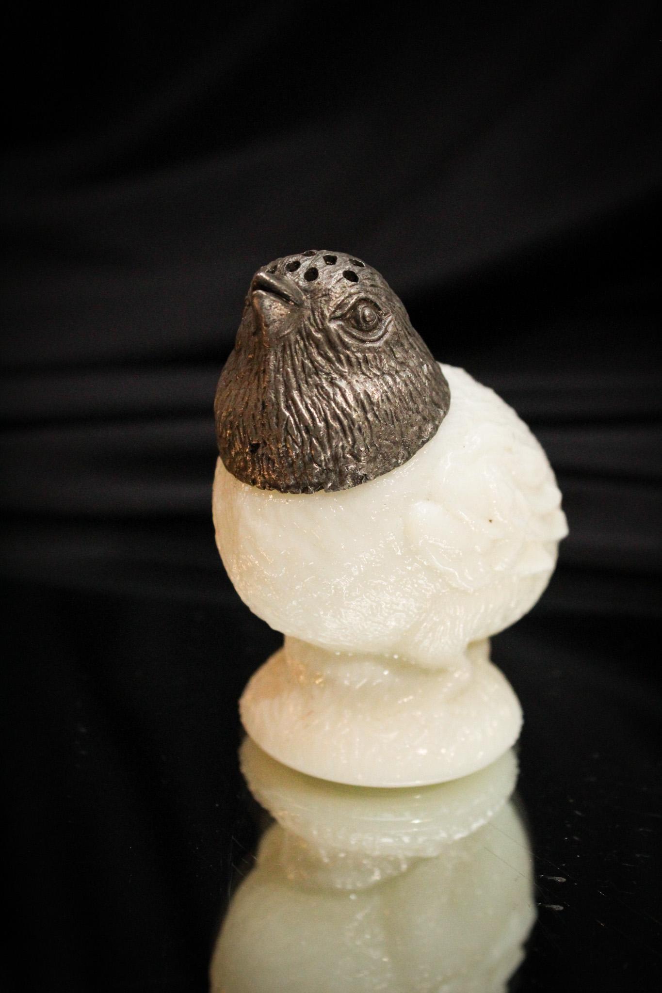 Wavecrest Glass Pedestal Chick Victorian Salt Shaker (1 of 5)