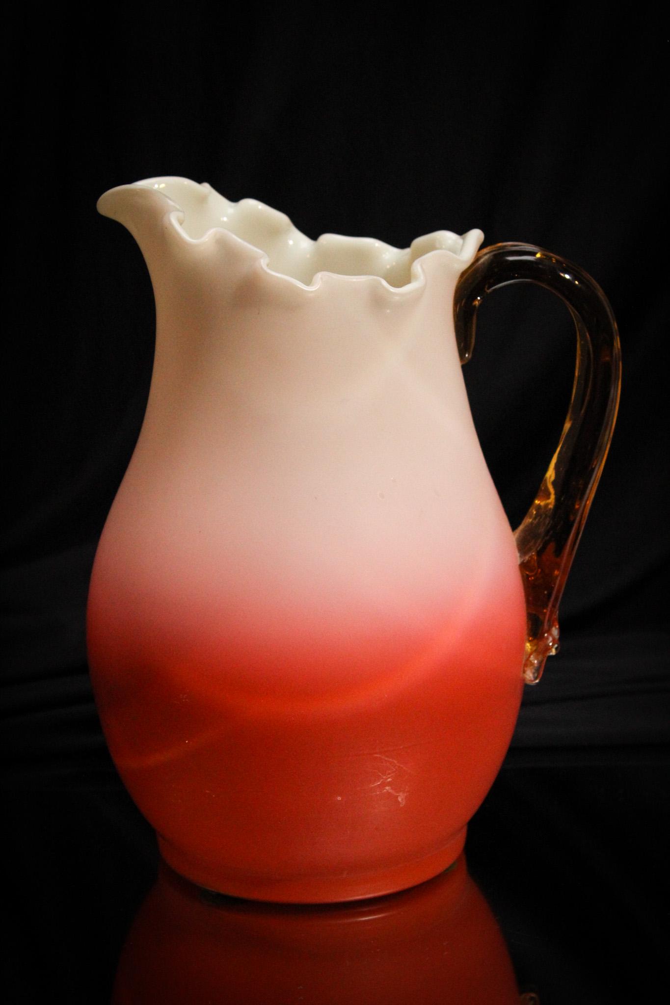 Victorian Cased Peachblow Water Pitcher (1 of 6)