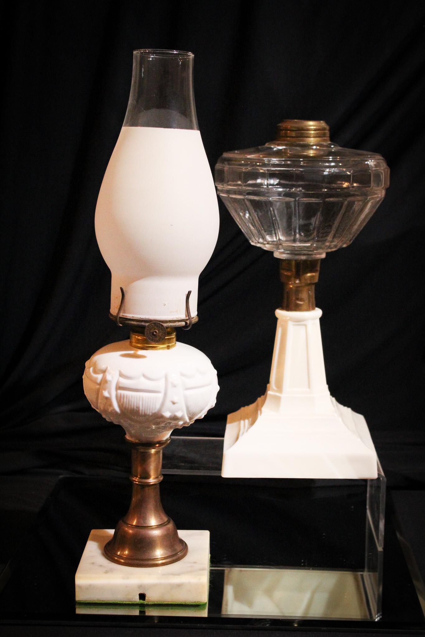 2 pc Lot Hobb's & More Victorian Oil Lamps (1 of 7)