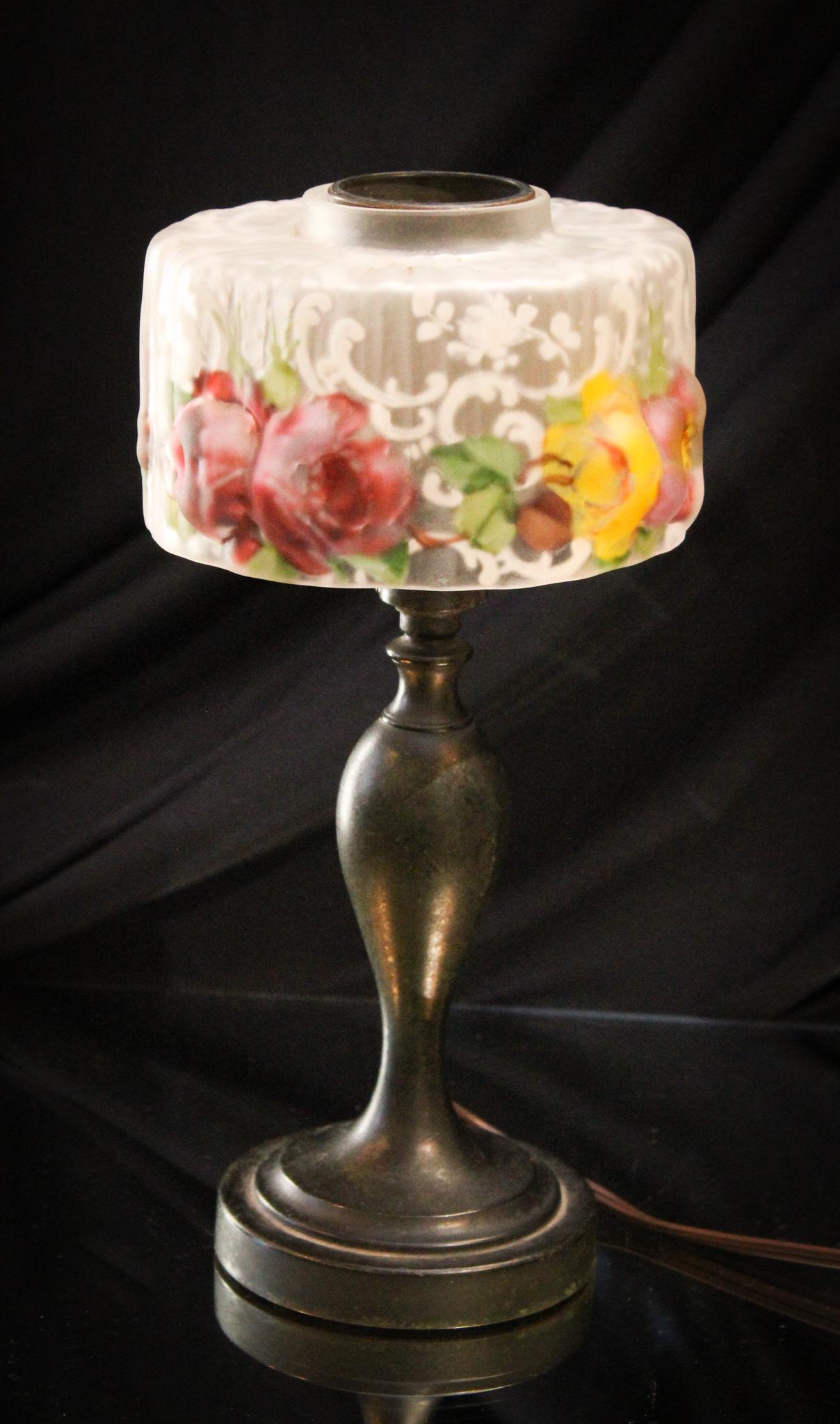 Pairpoint Puffy Miniature Reverse Painted Lamp (1 of 12)