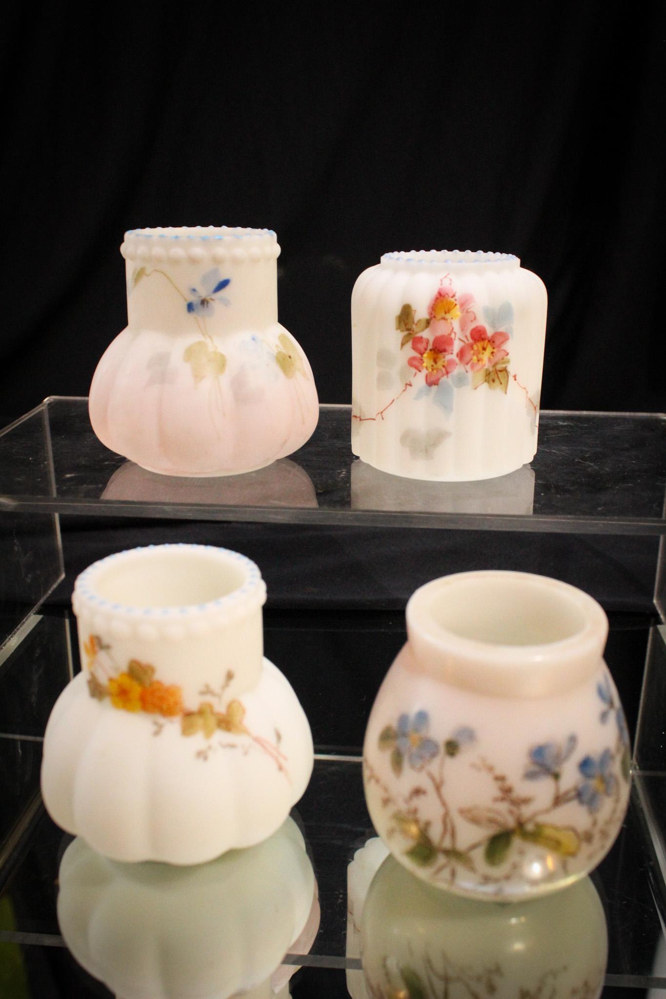 4 pc Lot Victorian Toothpick Holders Mt. Washington & More (1 of 5)