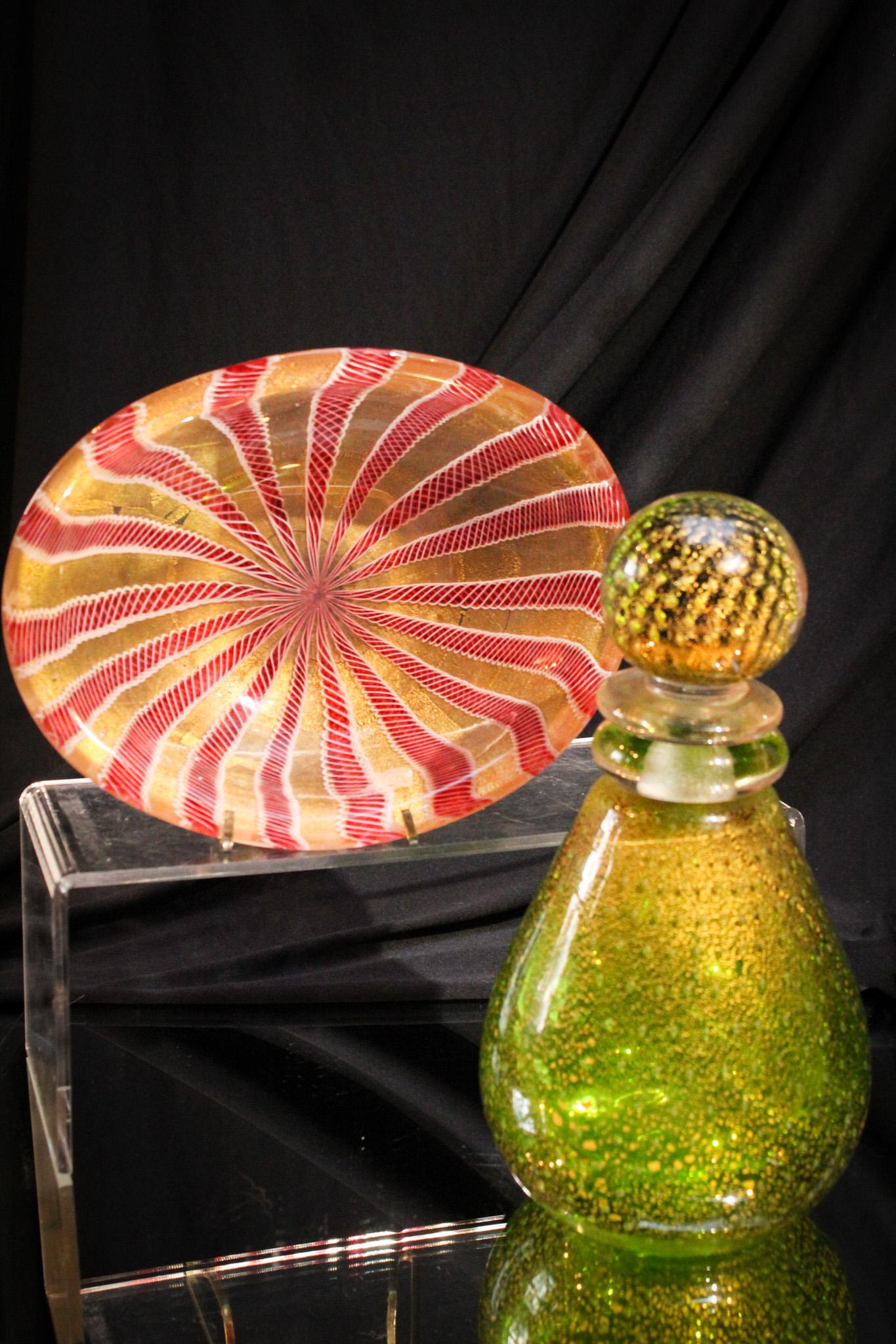 2 pc Lot Italian Art Glass (1 of 8)