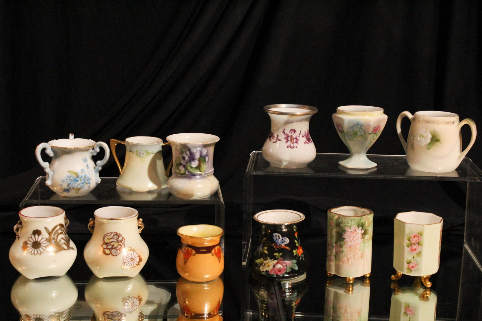 12 pc Lot China Porcelain Toothpick Holders (1 of 5)