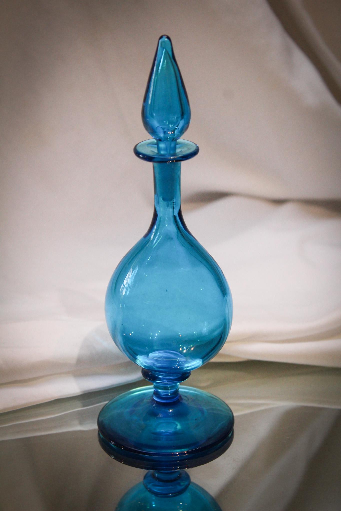 Steuben Celeste Blue Perfume Bottle (1 of 6)
