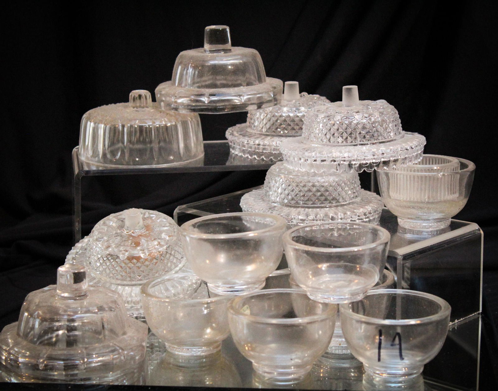 Mega Magnum Auctions 17 pc Lot Fairy Lamp Parts & Cups (1 of 6)