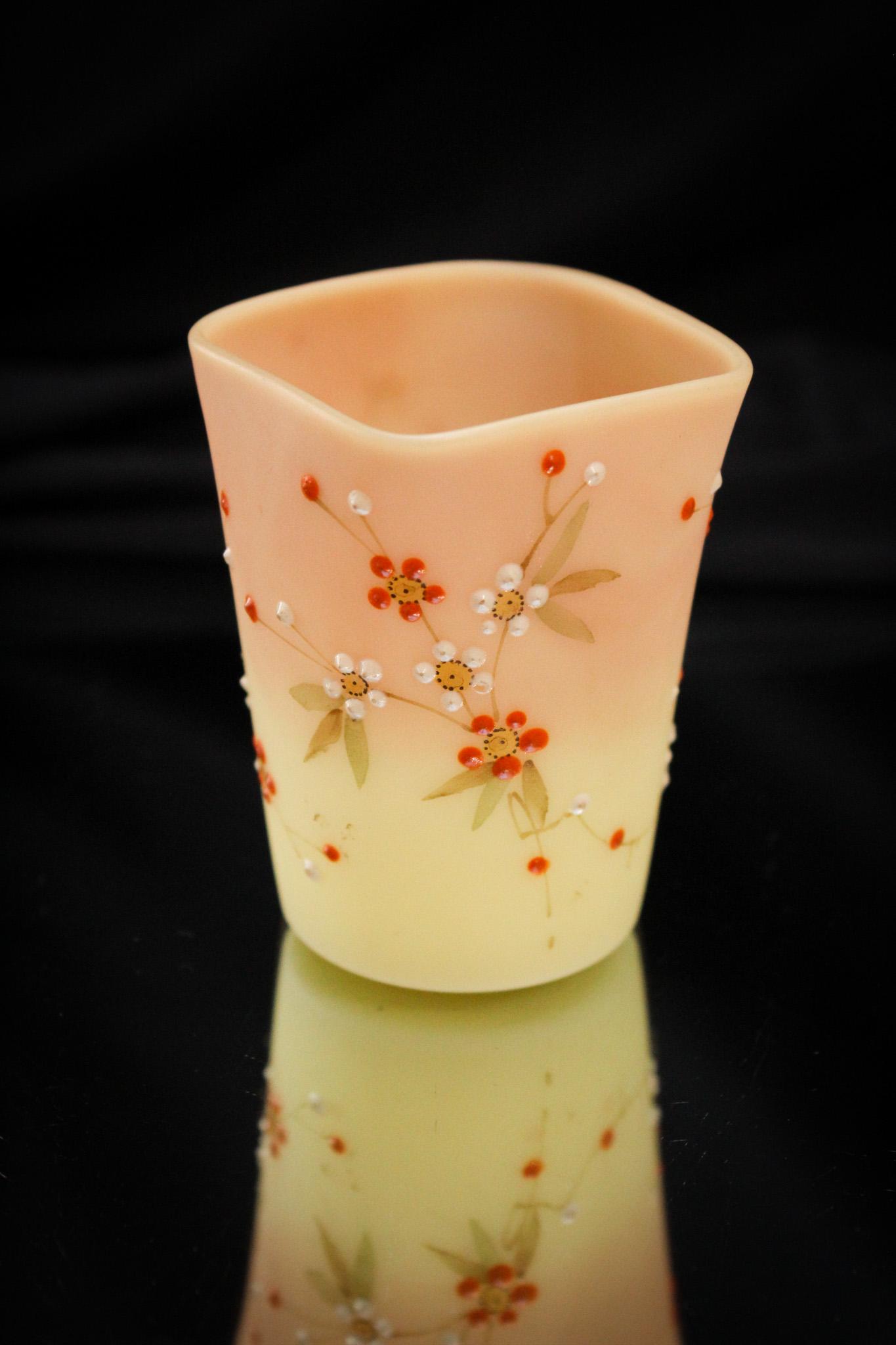 Mt. Washington Burmese Victorian Decorated Toothpick Holder (1 of 4)