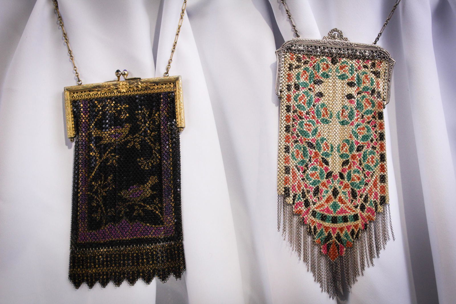 2 pc Lot Antique Mandalin Mesh Purses (1 of 10)