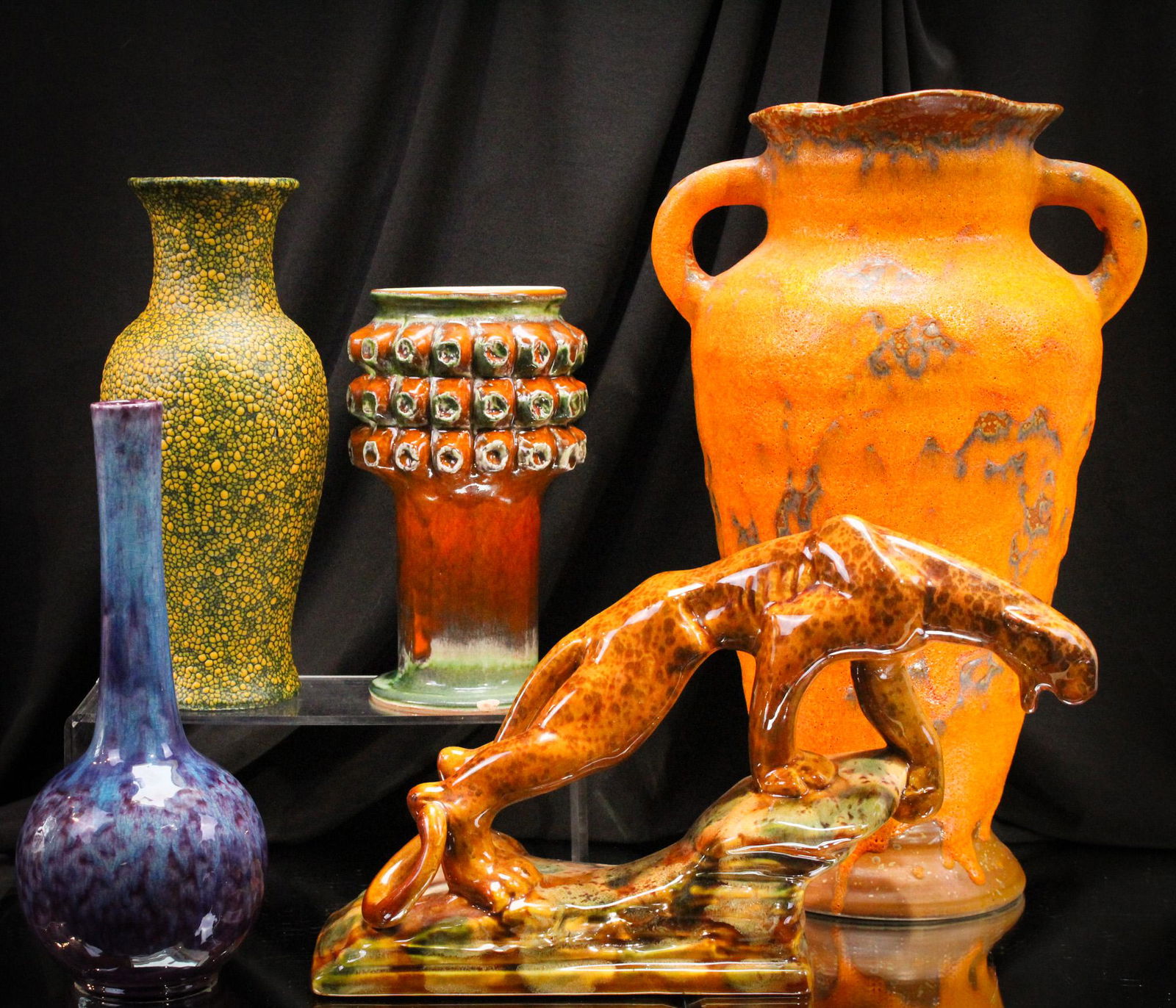 Mega Magnum Auctions 5 pc Lot Haeger & More Pottery (1 of 20)