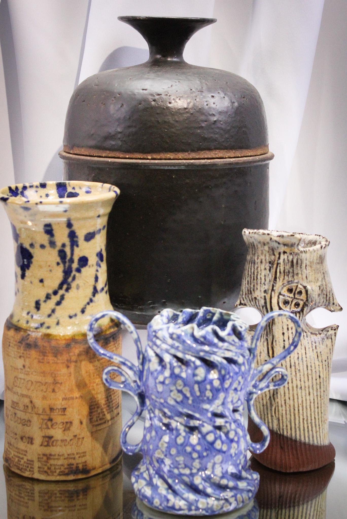 4 pc Lot Contemporary Signed Pottery (1 of 20)