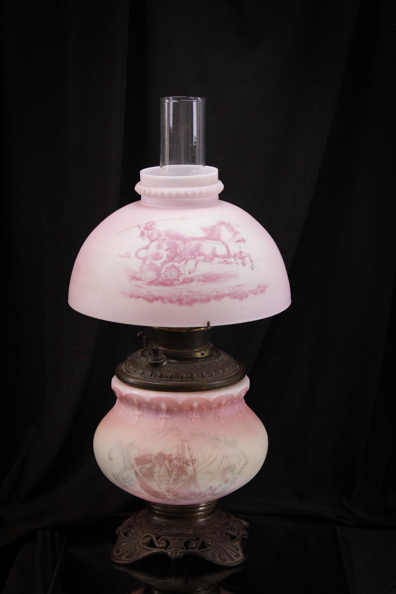Victorian World's Fair 1893 Parlor Oil Lamp (1 of 13)