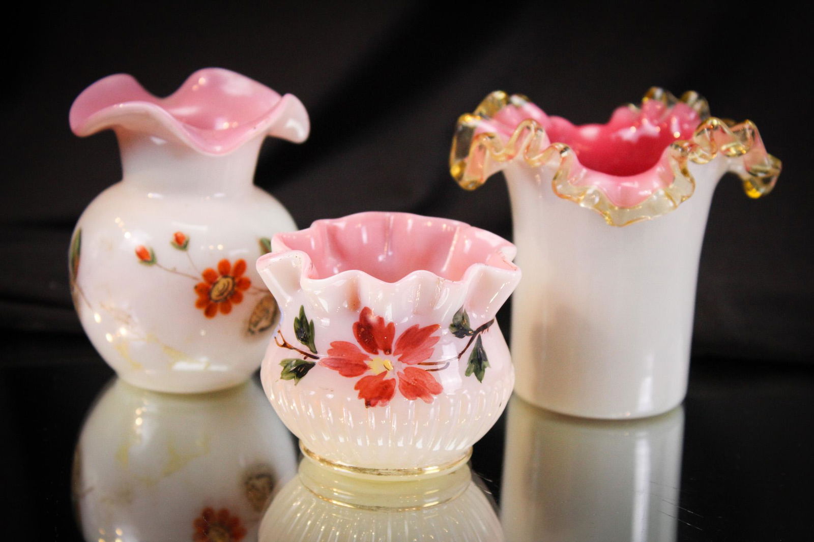 3 pc Lot Victorian Toothpick Holders (1 of 7)