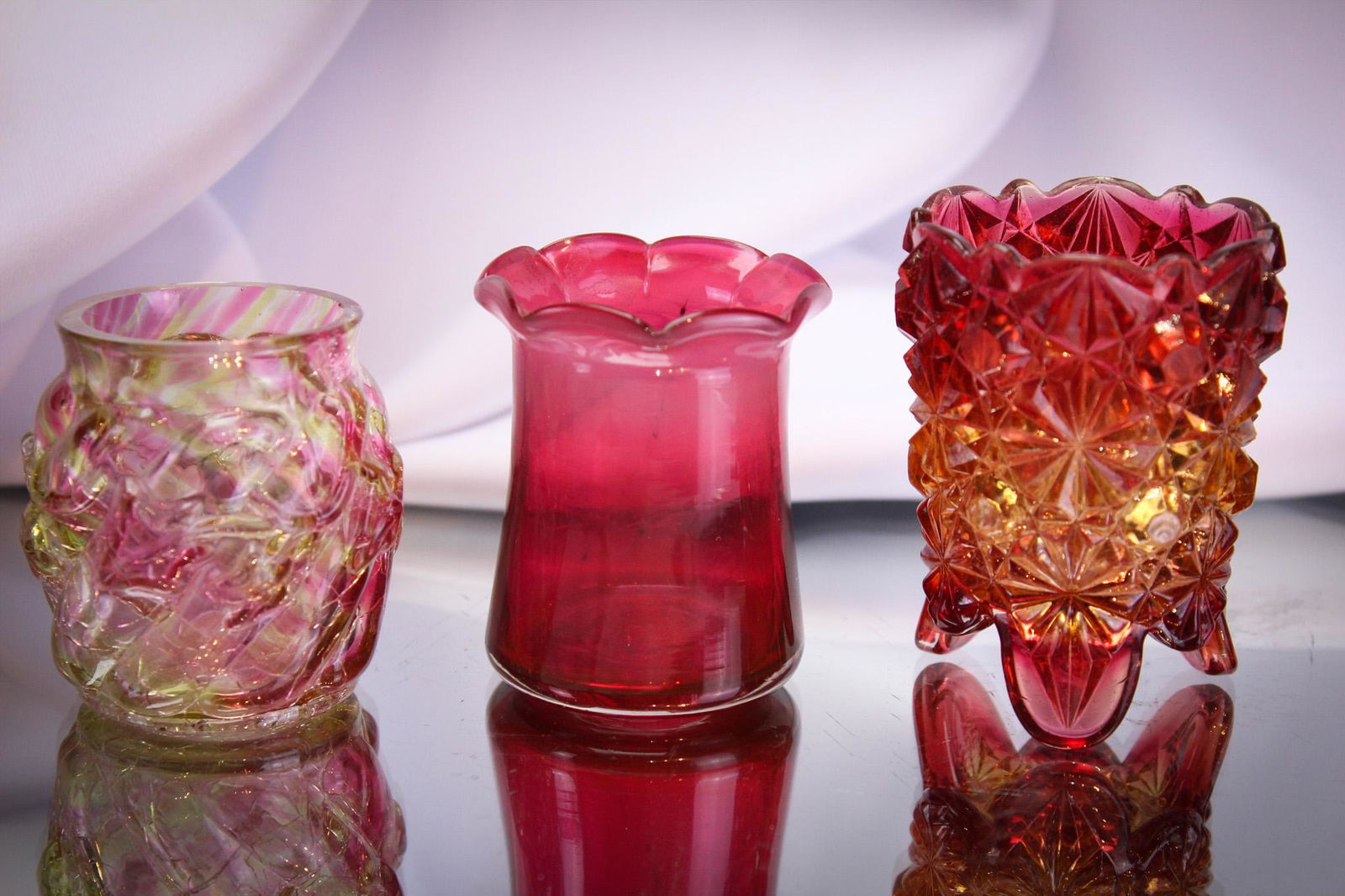 3 pc Lot Estate Fresh Victorian Toothpick Holders (1 of 9)