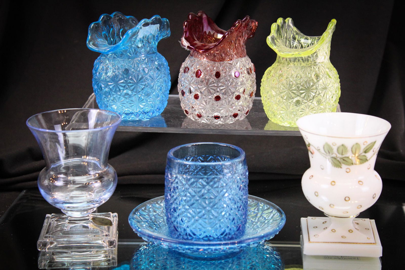 Mega Magnum Auctions 6 pc Lot Victorian Toothpick Holders (1 of 9)