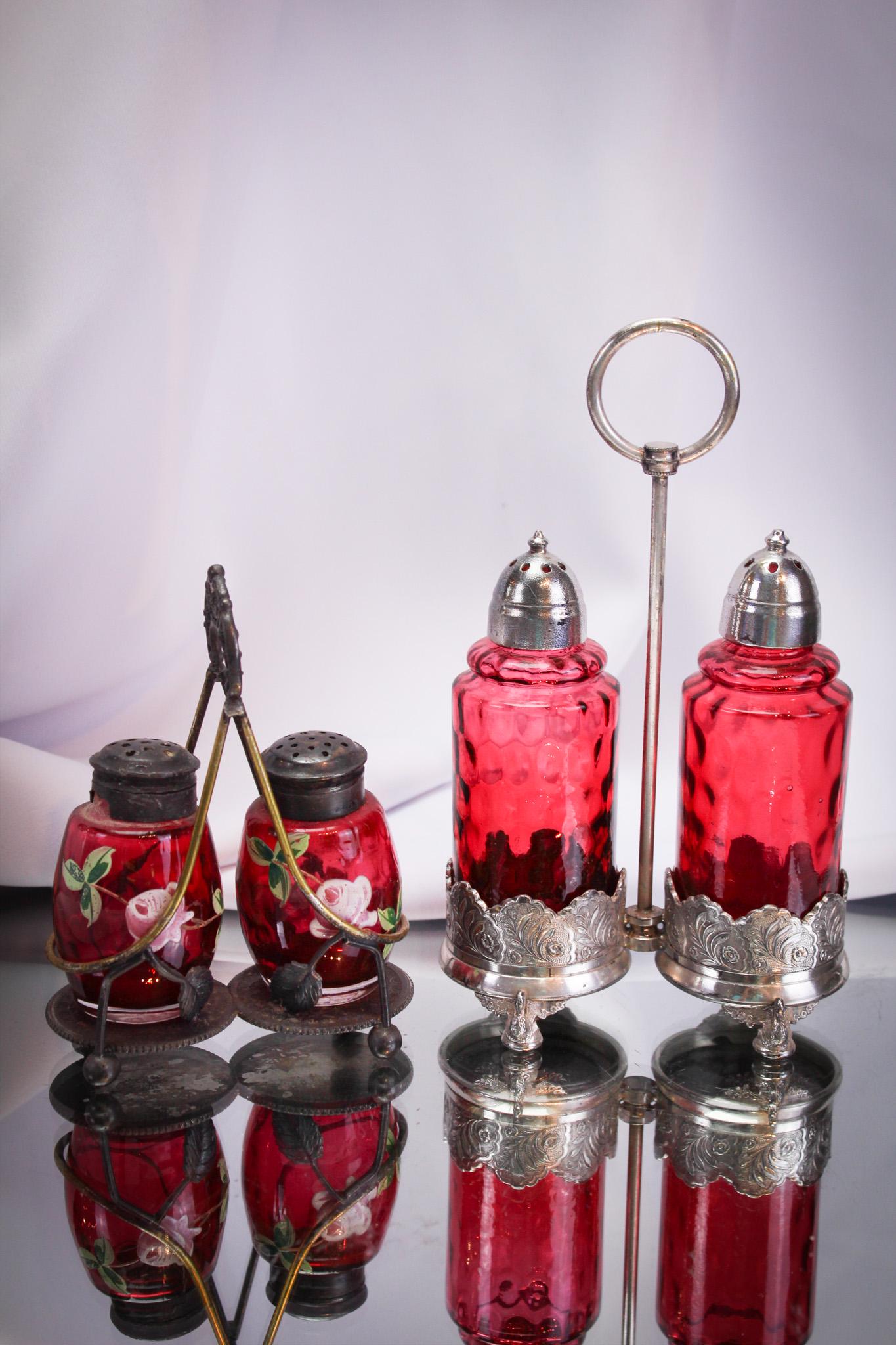 2 pc Lot Victorian Salt Shaker Sets (1 of 11)