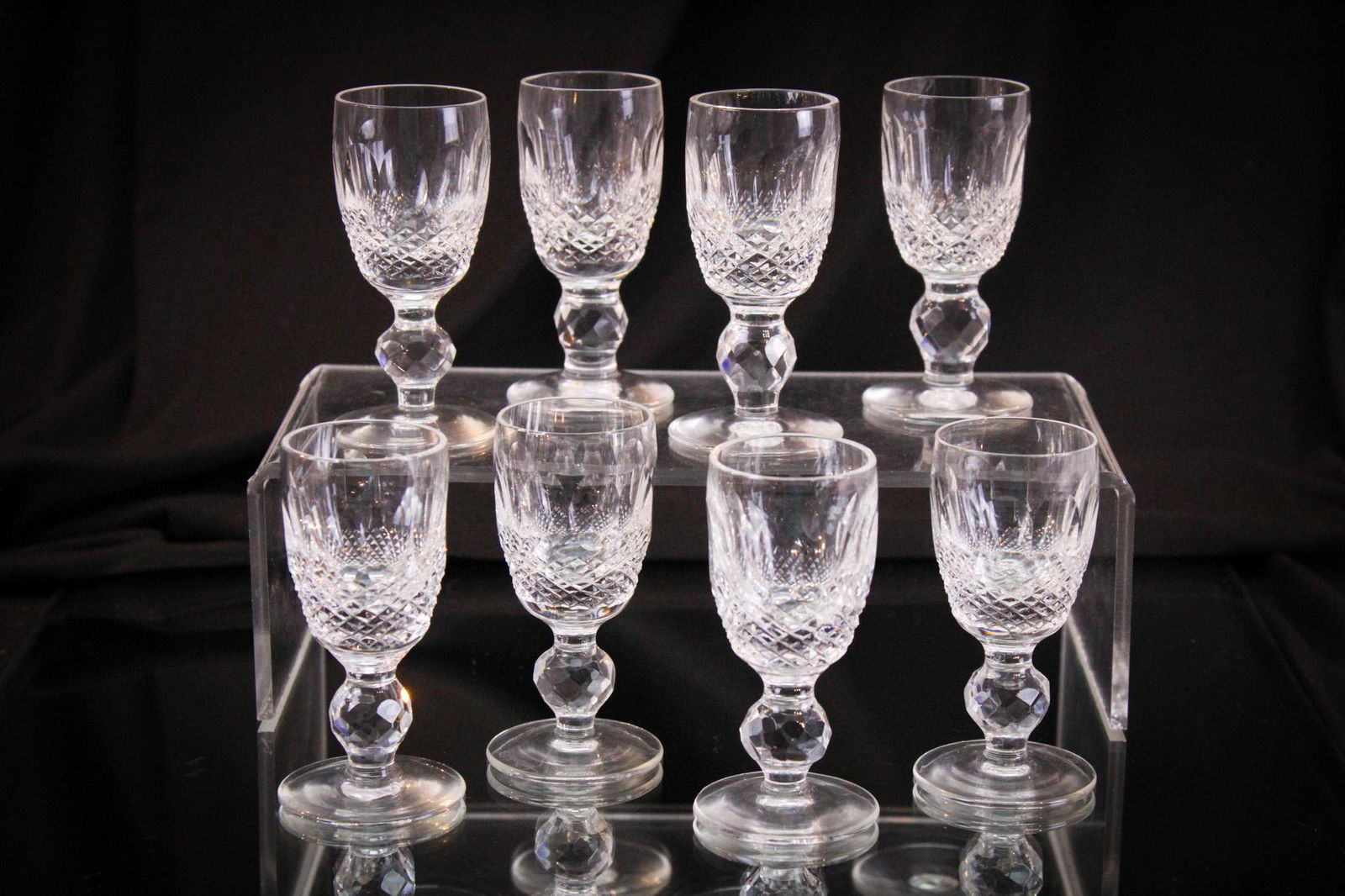 8 pc Lot Waterford "Colleen" Cordial Stems (1 of 6)