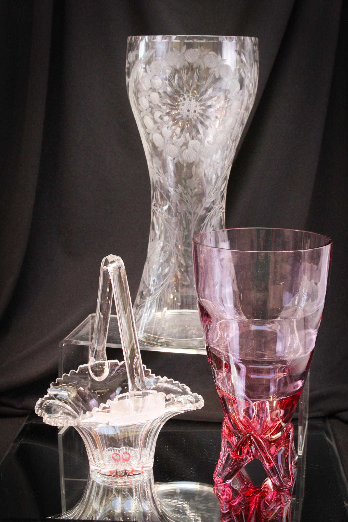 3 pc Lot Tiffin, Libbey & More Glass (1 of 12)