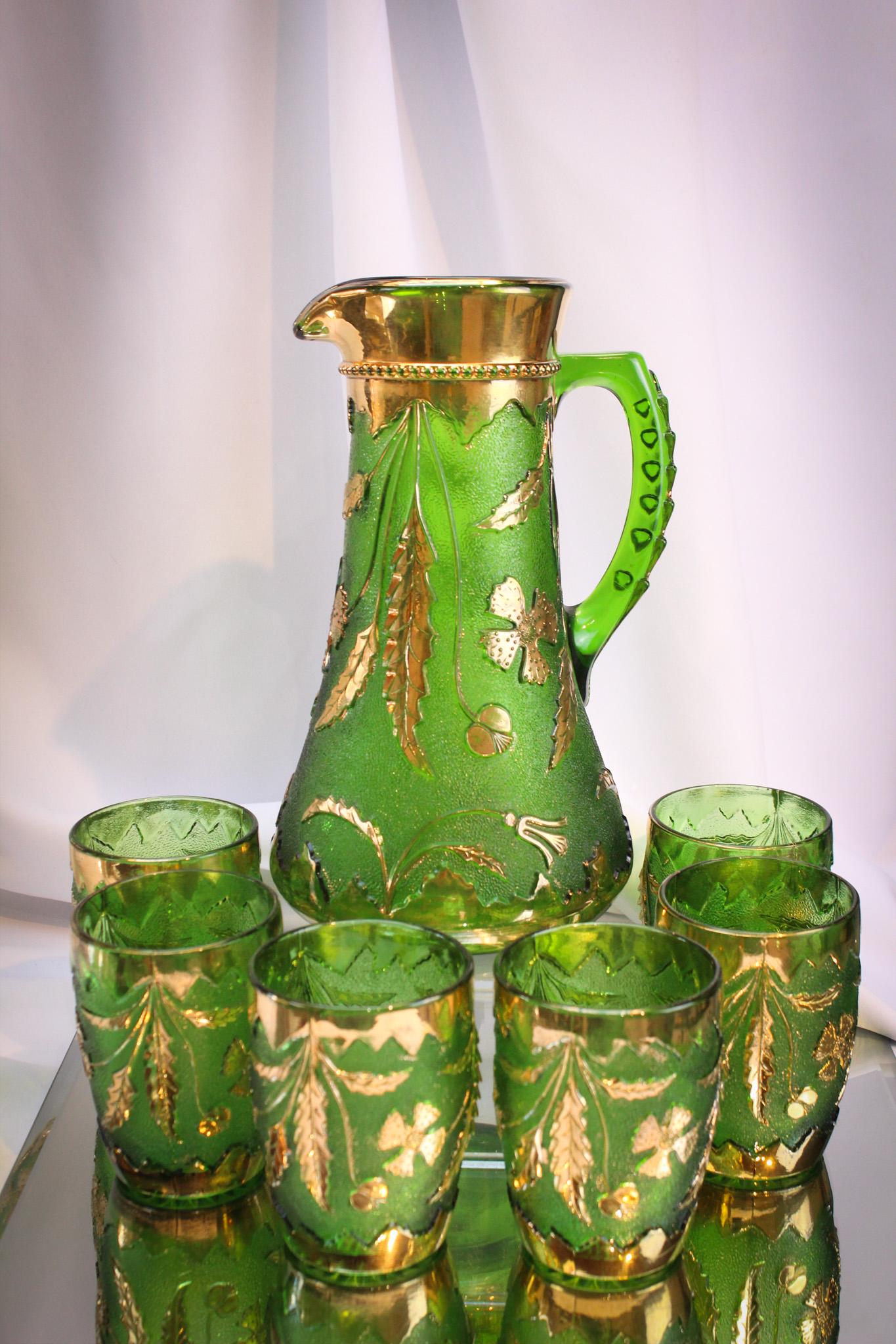 Victorian Delaware Pattern 7 pc Water Set (1 of 14)