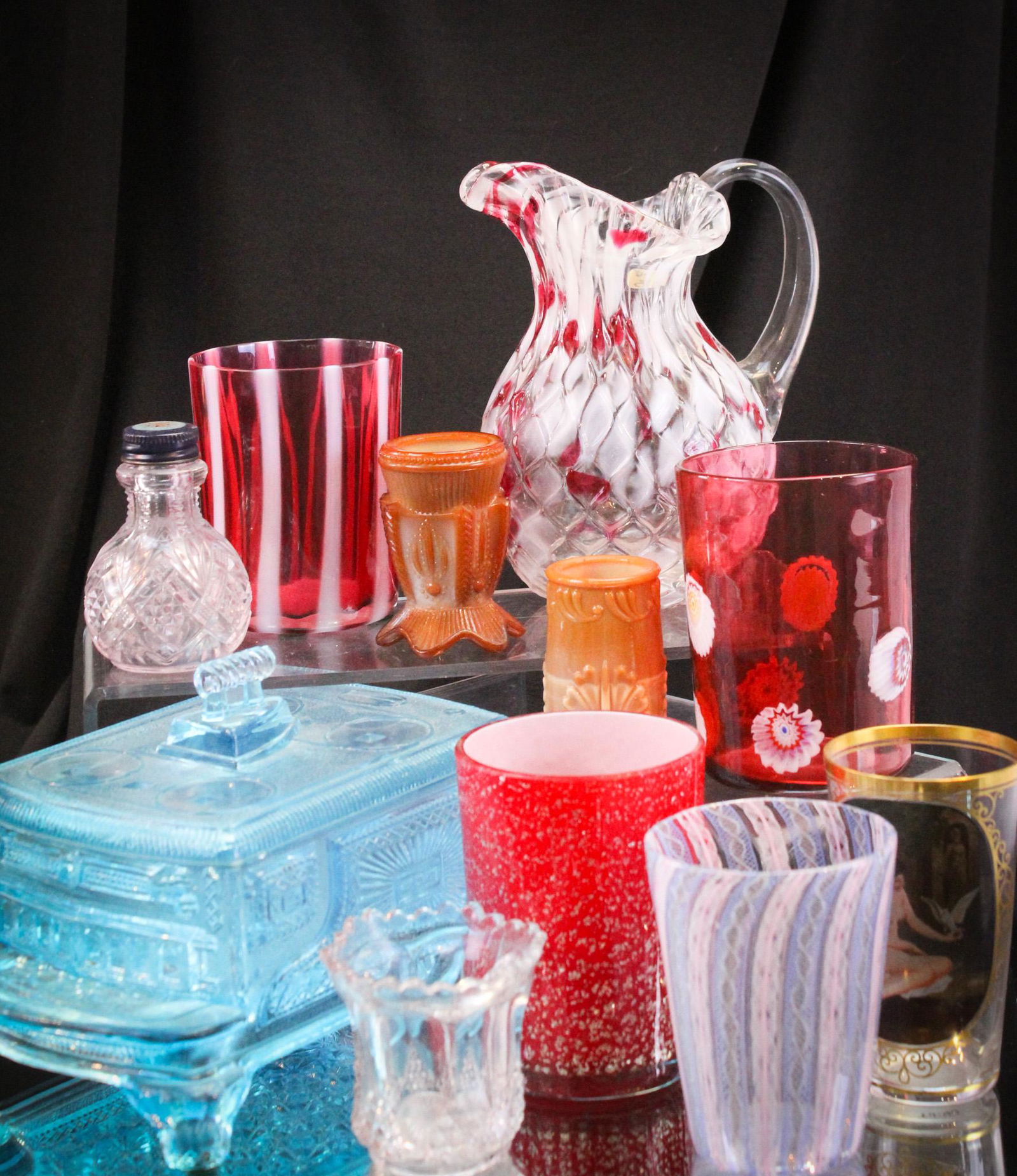 11 pc Lot of Victorian & More Pattern Glass & Other Divineries (1 of 10)