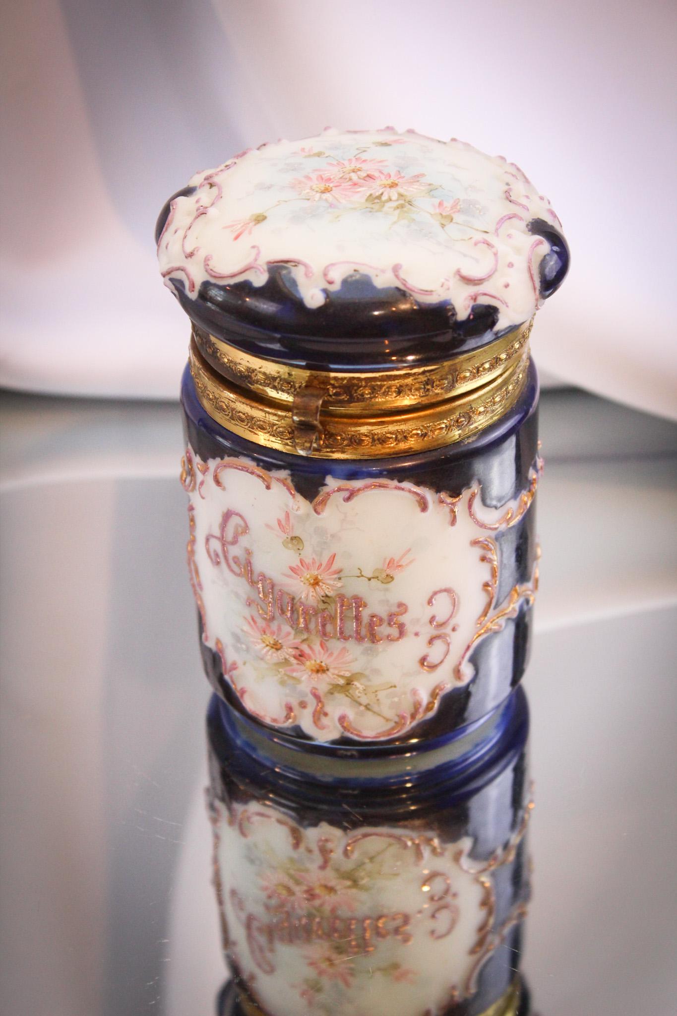 Signed Wavecrest Cobalt Cigarette Box (1 of 6)