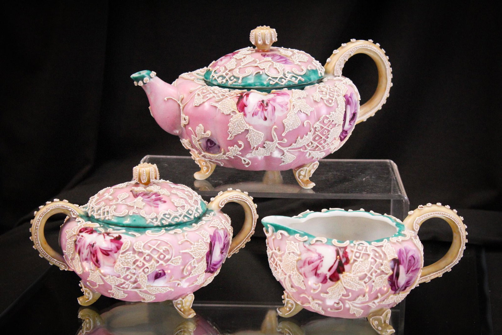 Nippon Moriage Tea Set (1 of 13)