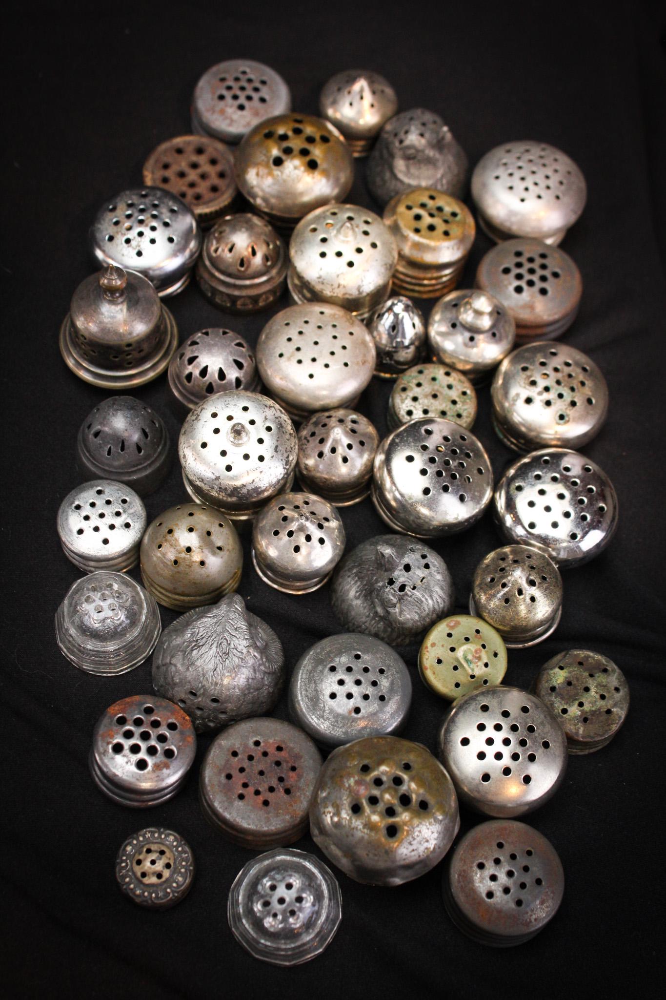 41 pc Lot Salt Shaker Lids (1 of 4)