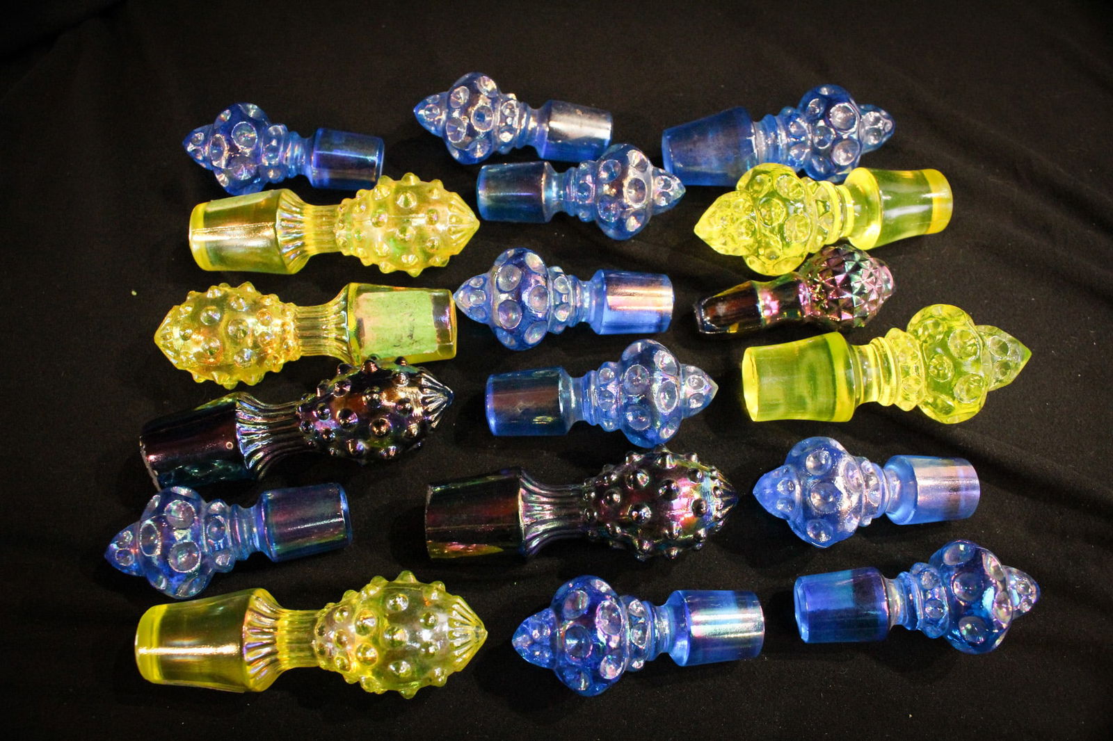 18 pc Lot Fenton Art Glass Topaz Carnival & More (1 of 6)