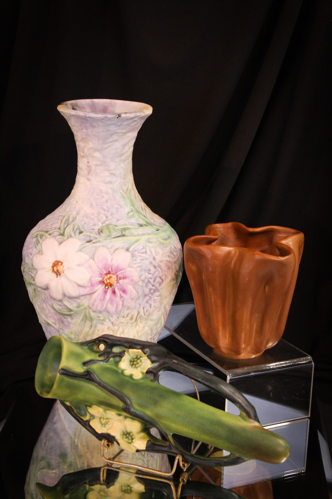 3 pc Lot Weller Roseville Van Briggle Pottery (1 of 11)