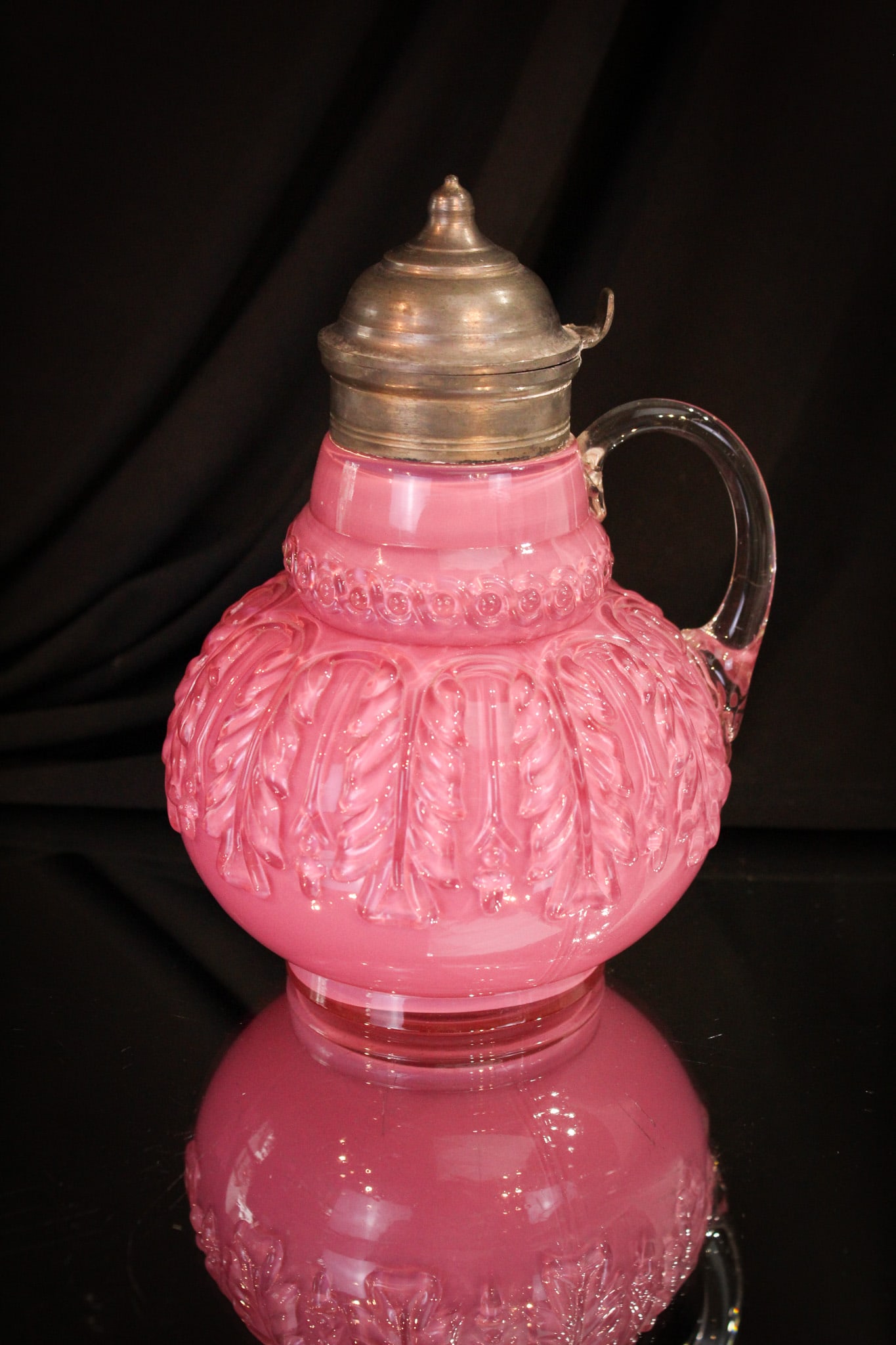 Northwood Leaf Umbrella Victorian Syrup Pitcher (1 of 7)