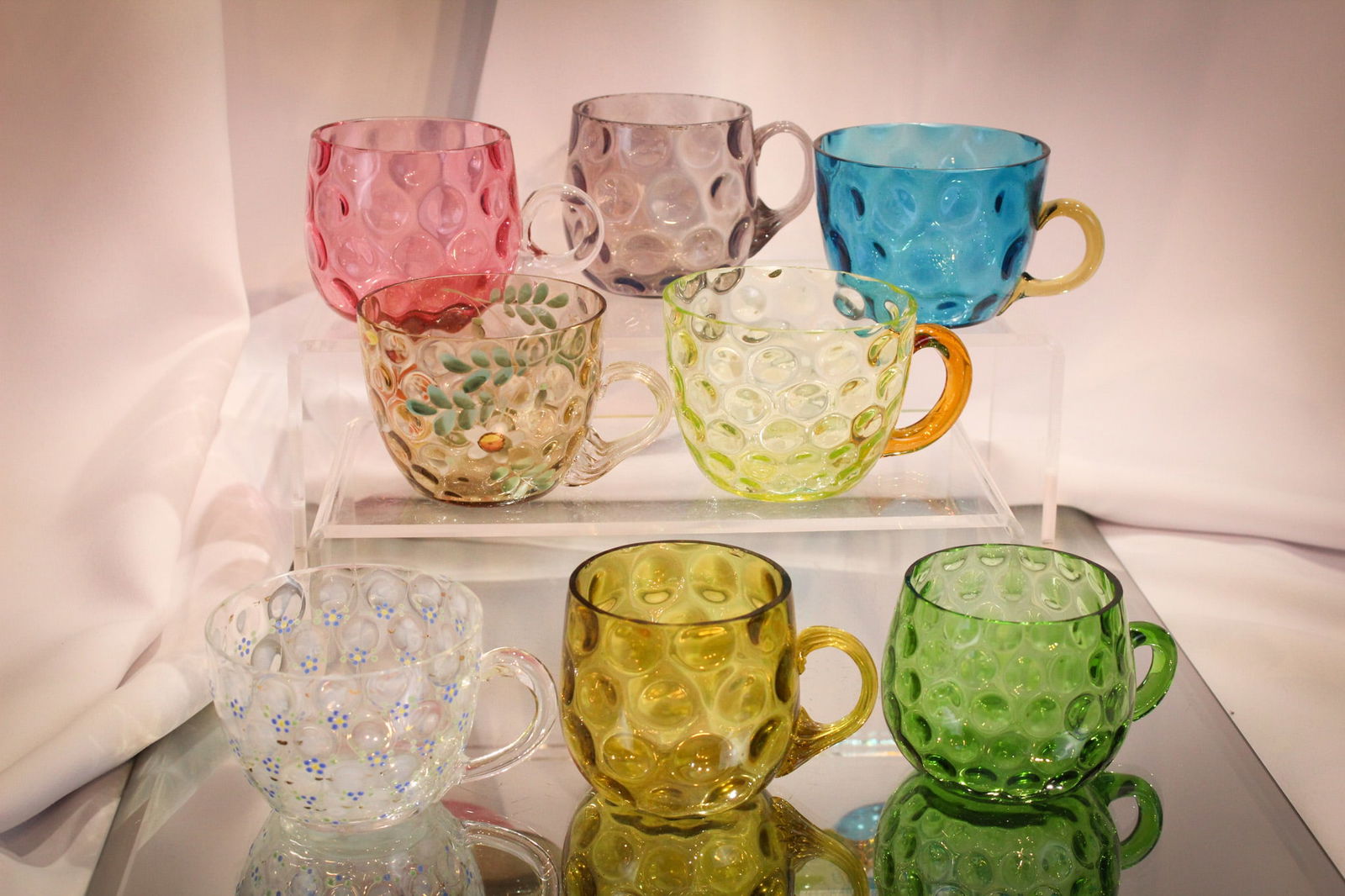 8 pc Lot Victorian Hobb's & More Punch Cups (1 of 8)