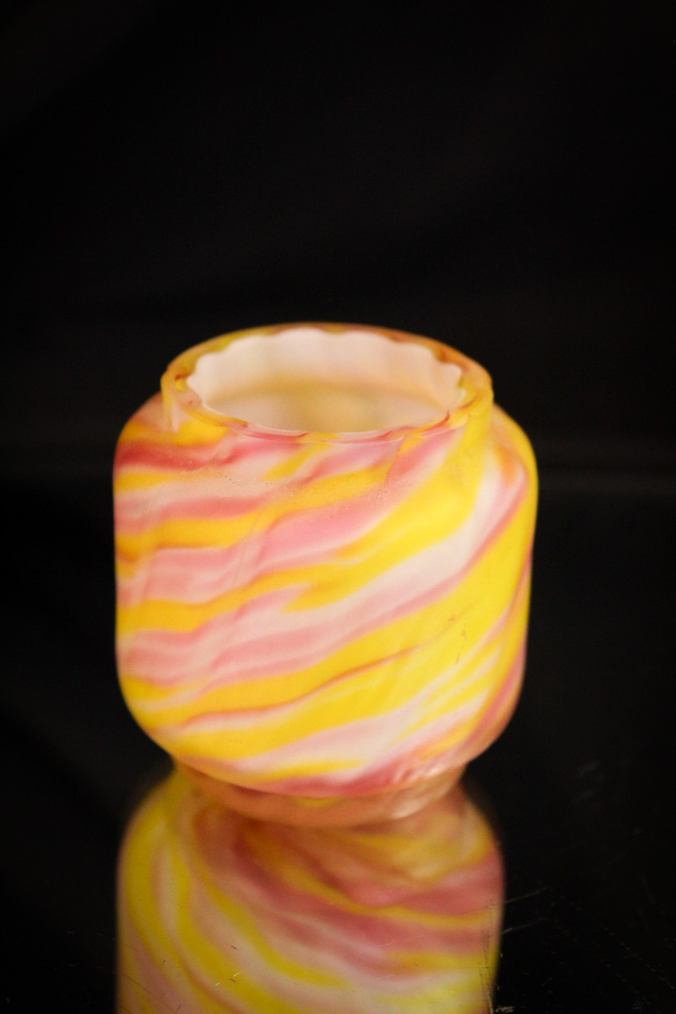 Northwood Rainbow Twister Victorian Toothpick Holder (1 of 7)