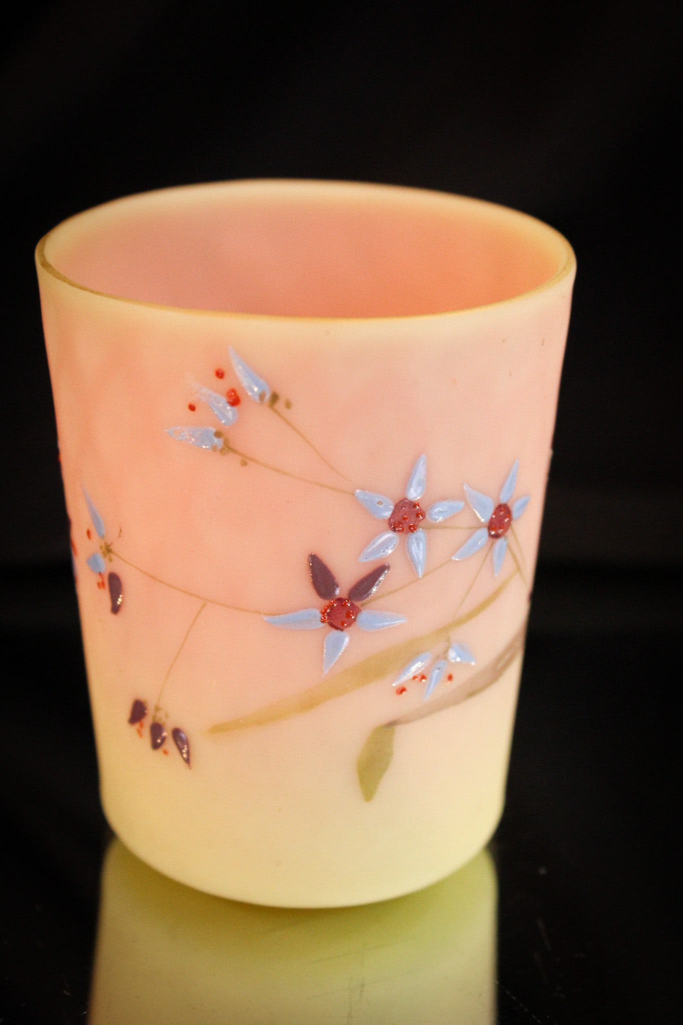 Mt. Washington Burmese Diamond Quilt Burmese Toothpick Holder (1 of 6)