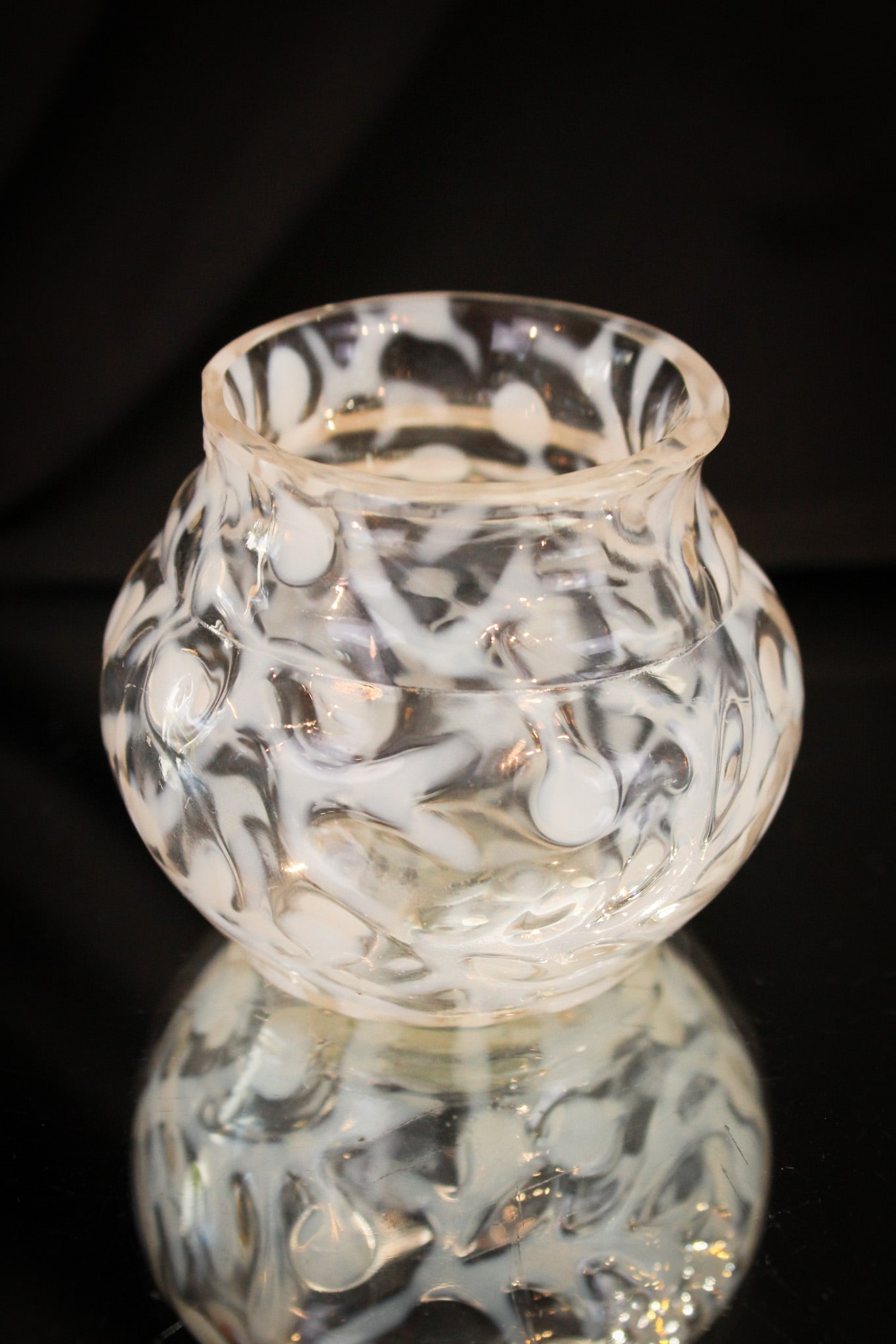 Scarce Hobb's Opalescent Seaweed Victorian Toothpick Holder (1 of 4)