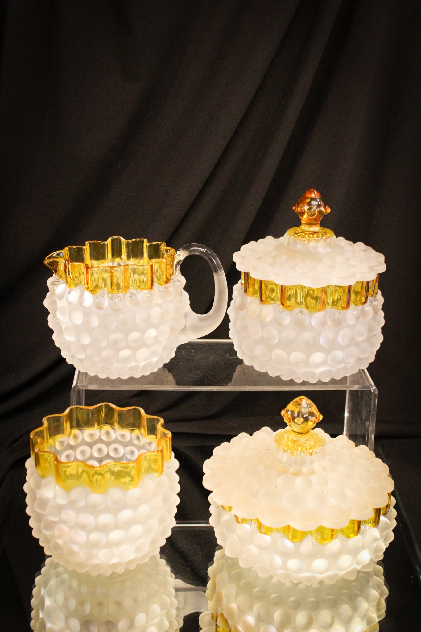 Hobb's Francesware Hobnail Victorian Glass Table Set (1 of 16)