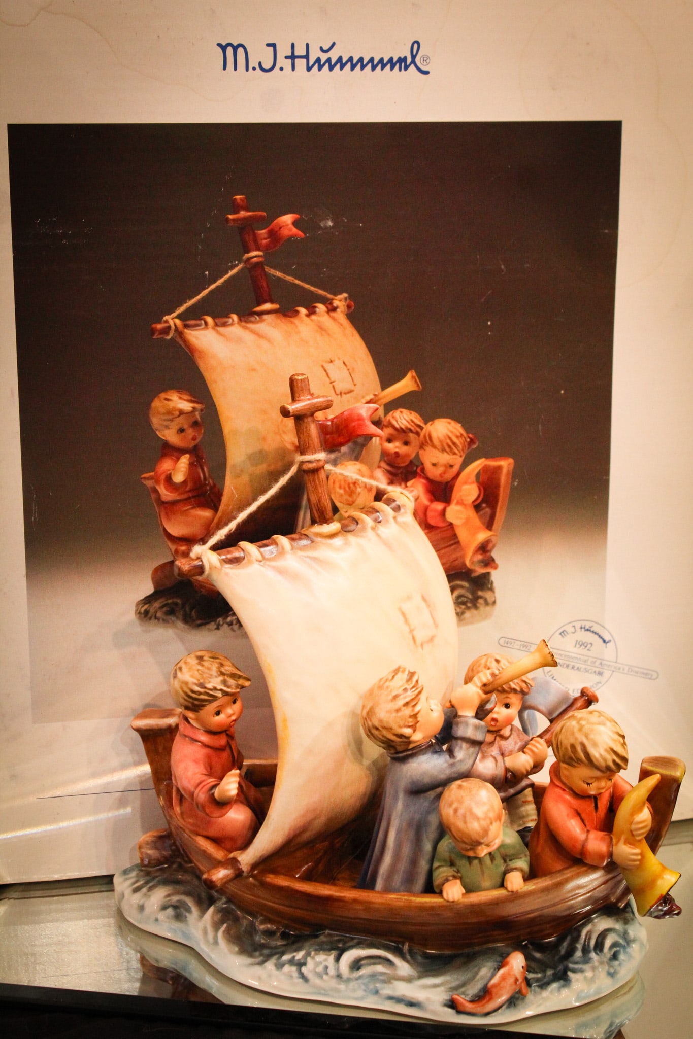 Commemorative Edition Hummel Land in Sight #180 ca 1992 Figurine (1 of 14)