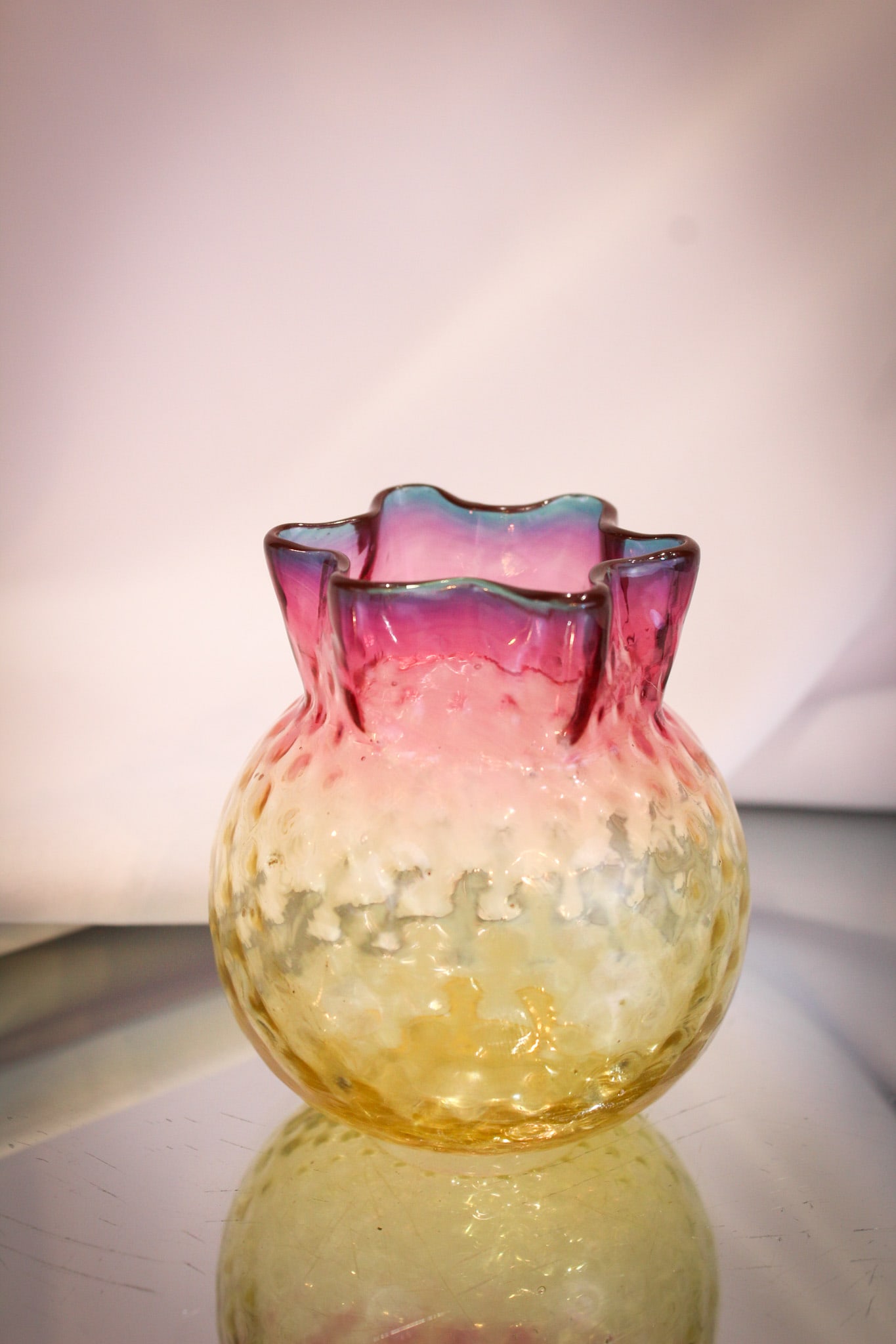 Webb Alexandrite Victorian Glass Posey Vase (1 of 7)