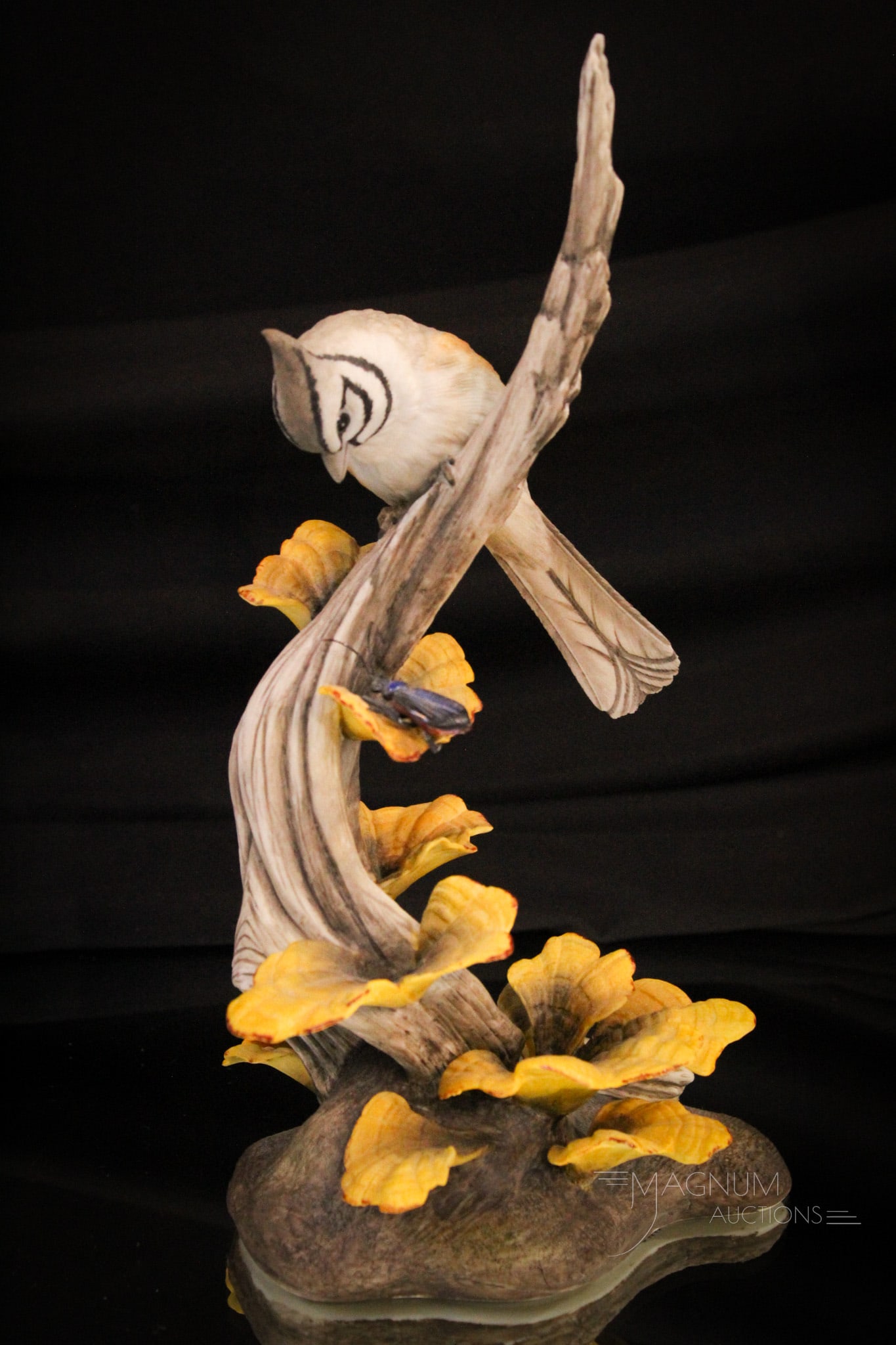 Boehm Bridled Fit Bisque Porcelain Bird Figurine: How nice is this figurine by Boehm? This Bridled Fit bird figurine in bisque porcelain is quite nice. And how about that name? It reminds Mother Magnum of the race horse she had twenty to one odds on