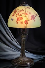 Handel Reverse Painted Boudoir Lamp