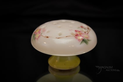Rare Mt. Washington Glass Mushroom Victorian Salt Shaker