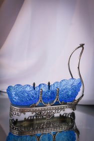 Tufts Victorian Silverplate Daisy & Button Spoon Holder