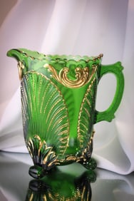 McKee Victorian Glass Geneva Water Pitcher