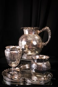 Rockford Silverplate Victorian Lemonade Set